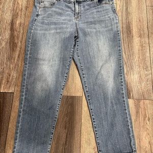 Liverpool Los Angeles women’s slim boyfriend jeans 18 W dark stretch 28”inseam